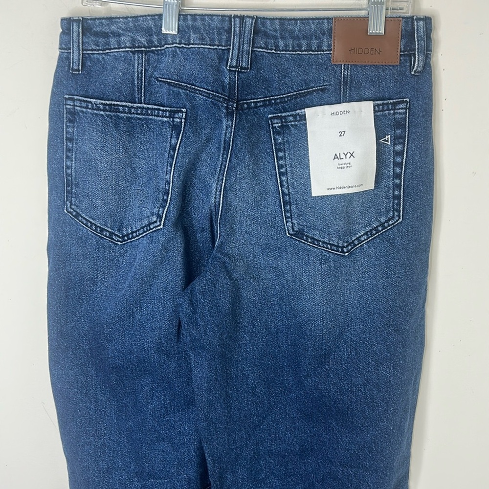 NWT HIDDEN HD9371B-DK Alyx Low Slung High Rise Baggy Jean Size 27 - Picture 16 of 16